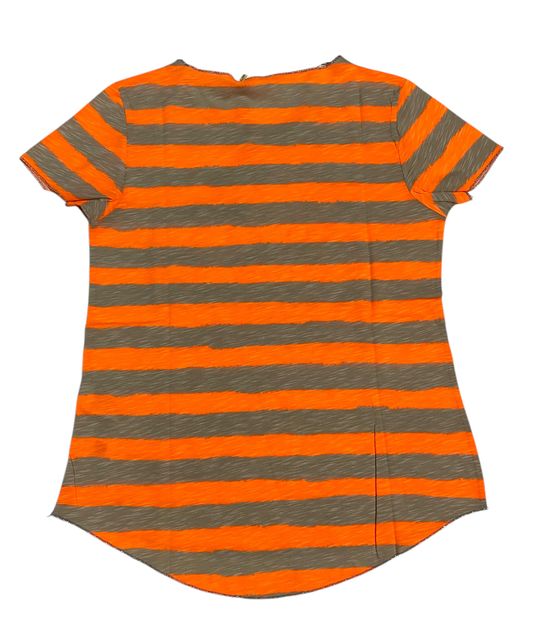 Rückansicht: Key Largo SAN DIEGO round WT00512 neon orange-beige 2373 Ringel