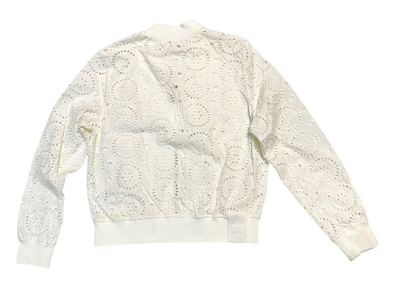 Rückansicht: Zhrill ZHJULIE ZJ009-N036 white 272 Bomberjacke Baumwollspitze