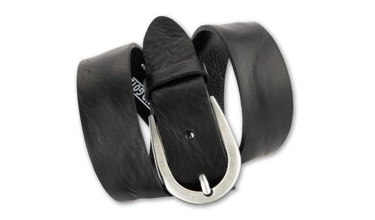 B. Götz Walkledergürtel geprägt schwarz 351653