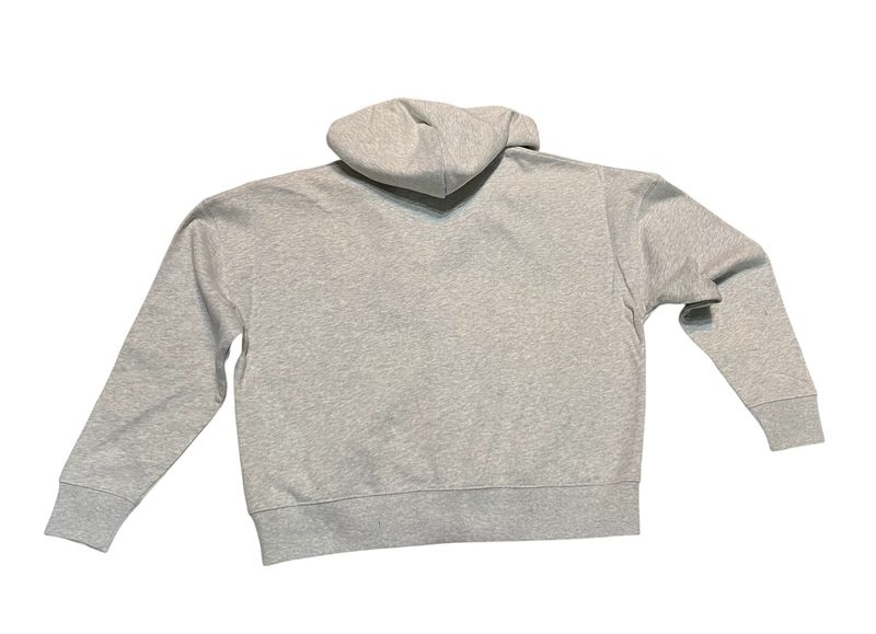 Be Famous Women Organic Drop Shoulder Zip Hoodie cool heather BFW2420-6-2