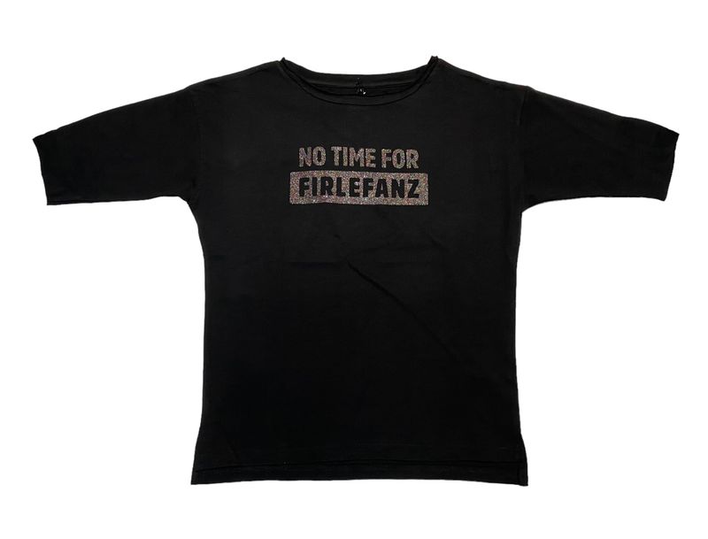 Be Famous  BFW2301-3-2 Women Extended Sleeve T-Shirt black  Print: TIFOFI black Glitter