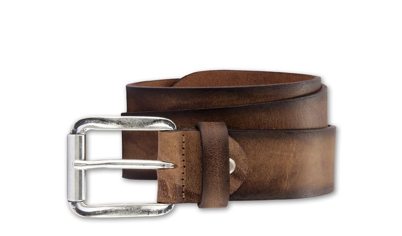 Bernd Götz Büffel Ledergürtel braun 4cm breit 402808