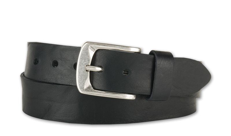 Bernd Götz Walkledergürtel geprägt schwarz 4cm breit 402187