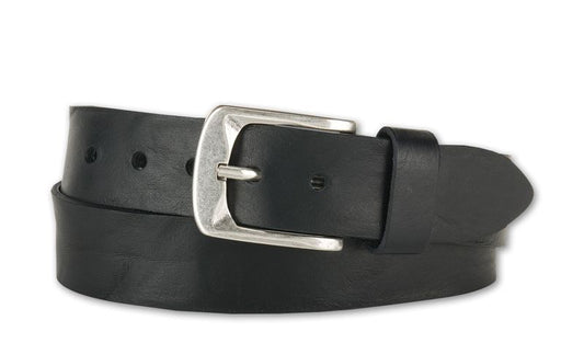 Bernd Götz Walkledergürtel geprägt schwarz 4cm breit 402187