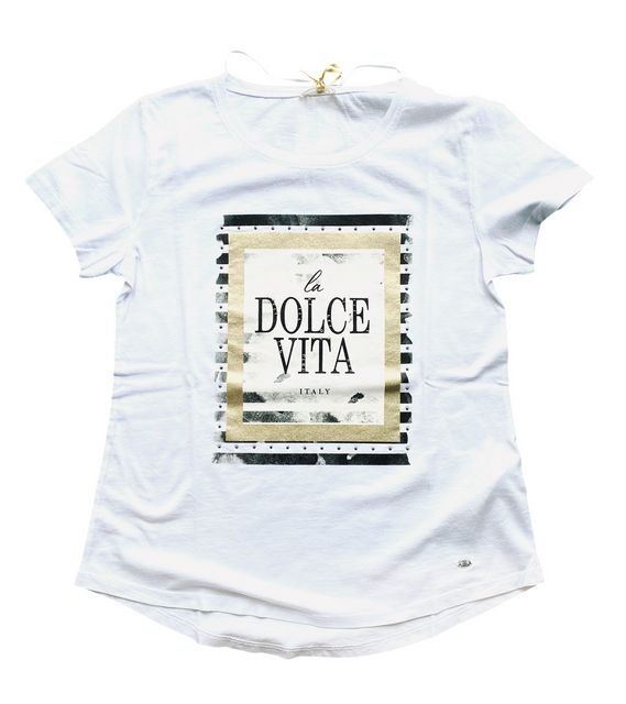 Frontansicht: Key Largo STELLA round WT00524 weiß 1000 Glimmerprint