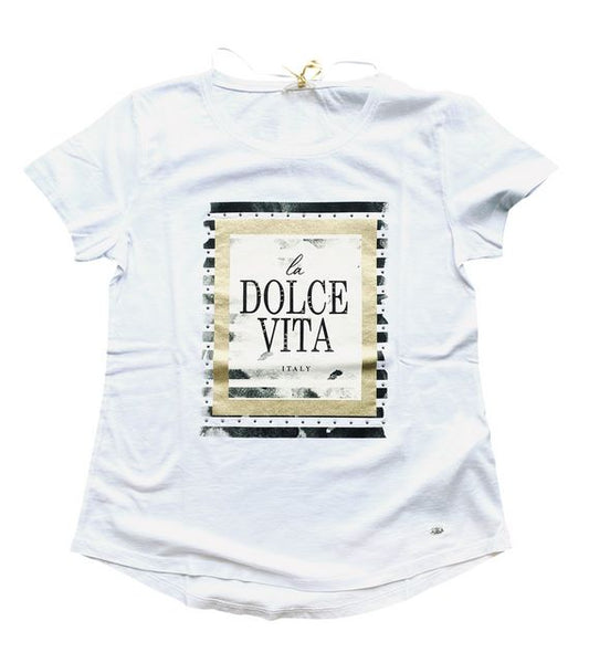 Frontansicht: Key Largo STELLA round WT00524 weiß 1000 Glimmerprint