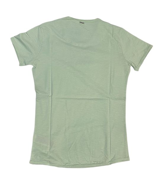Rückansicht: Key Largo MT BREAD NEW T00621 pistachio green 1549 Basic Herren Tee