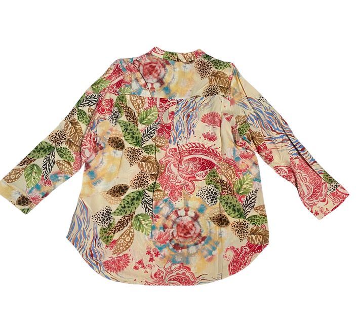 Rückseite: Key Largo OCEAN  v-neck WB00191 coral red 1304 Tunikabluse