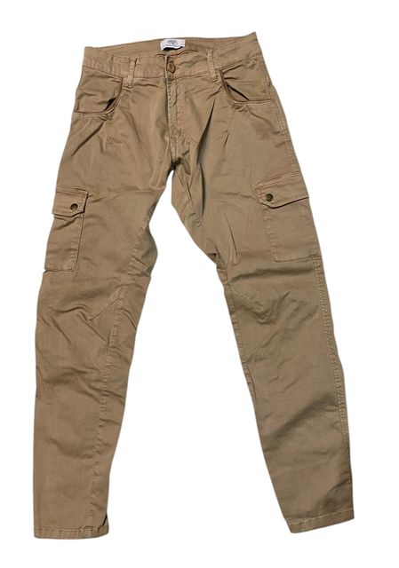 Vorderseite: Le Temps Des Cerises Cargohose Damen beige RIVERA