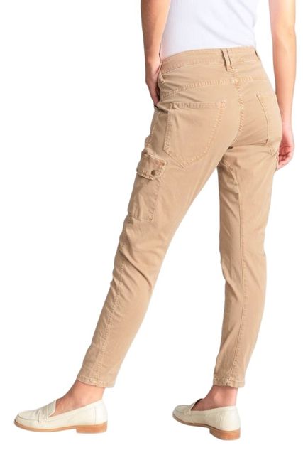 Rückansicht: Le Temps Des Cerises Cargohose Damen beige RIVERA