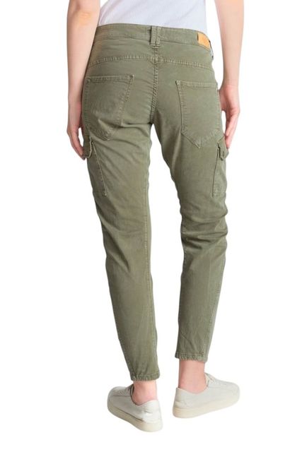 Rückansicht: Le Temps Des Cerises Cargohose Damen khaki RIVERA