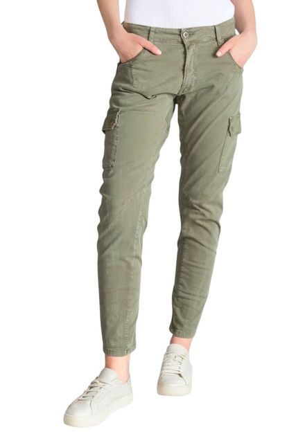 Frontansicht: Le Temps Des Cerises Cargohose Damen khaki RIVERA