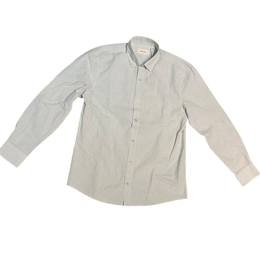 Vorderansicht: Mavi Freizeithemd antique white langarm black iris stripe STRIPE SHIRT 0211368-70497
