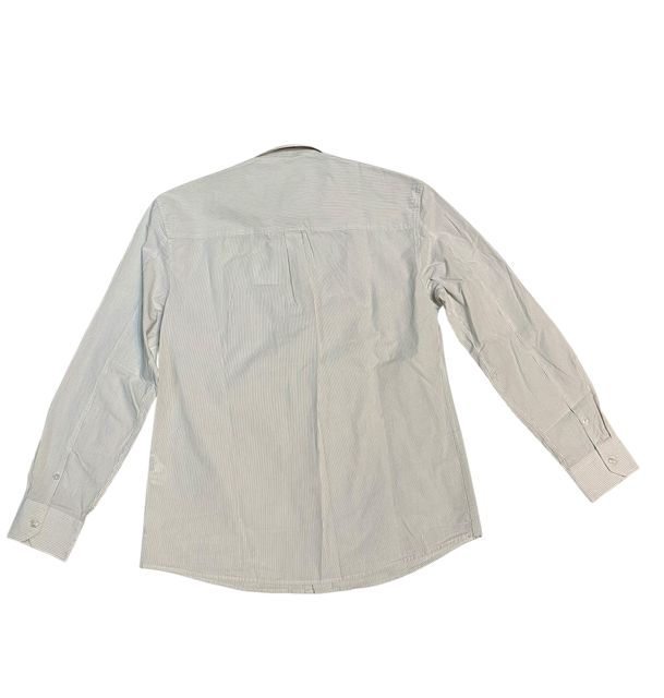 Rückansicht: Mavi Freizeithemd antique white langarm black iris stripe STRIPE SHIRT 0211368-70497