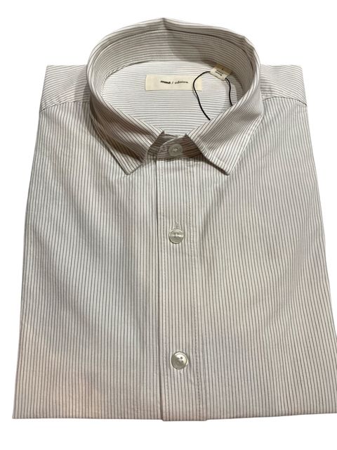 Mavi Freizeithemd antique white langarm black iris stripe STRIPE SHIRT 0211368-70497