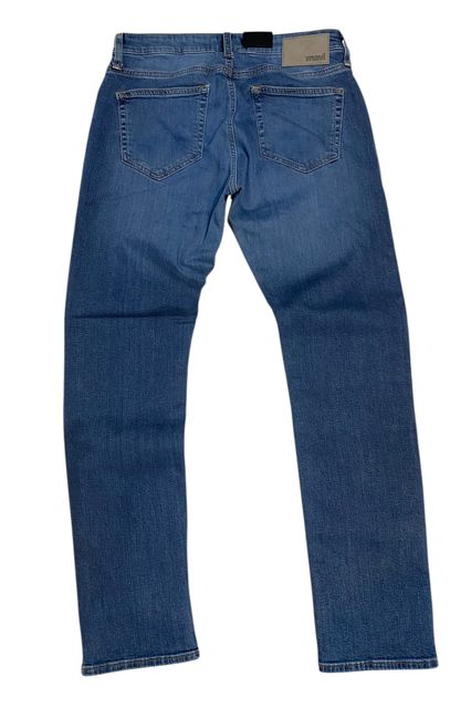 Rückansicht: Mavi Herrenjeans slim fit mid blue forest comfort  JAKE 00422-89626