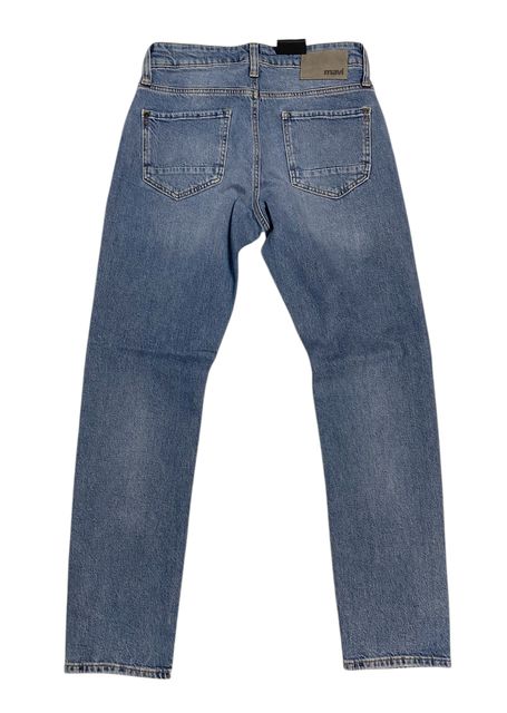 Rückansicht: Herrenjeans slim fit vintage foggy blue comfort Mavi JAKE 00422-89081