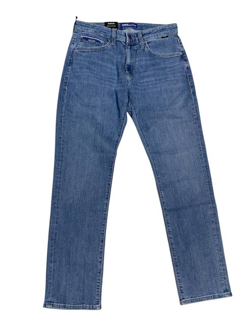Frontansicht: Mavi straight leg Herrenjeans  light premium blue MARCUS 00351 83710