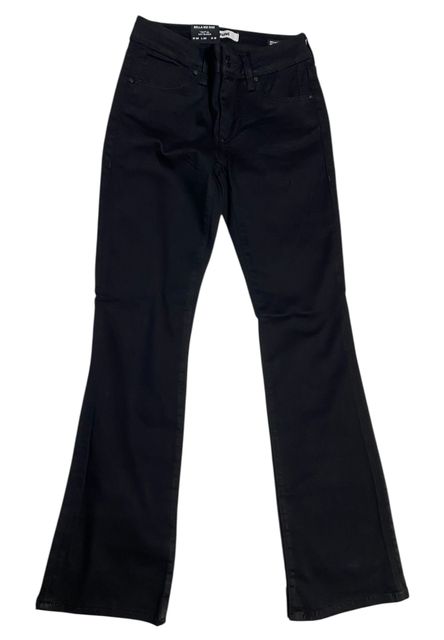 Vorne: Mavi BELLA MID RISE 100484 90148 double black str Bootcut Jeans