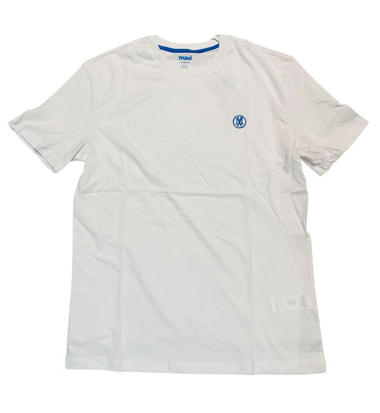 Mavi LOGO EMBROIDERY TEE 067074-620 weiß basic Herren T-Shirt