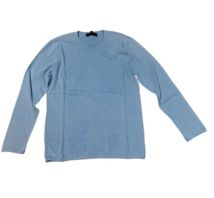 Mavi Herren Feinstrick Pullishirt hellblau regular fitted SWEATER 070683