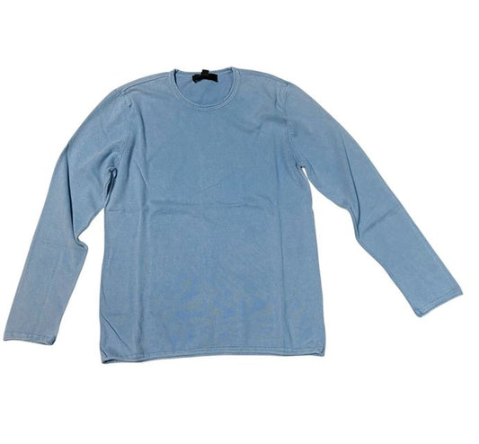 Mavi Herren Feinstrick Pullishirt hellblau regular fitted SWEATER 070683