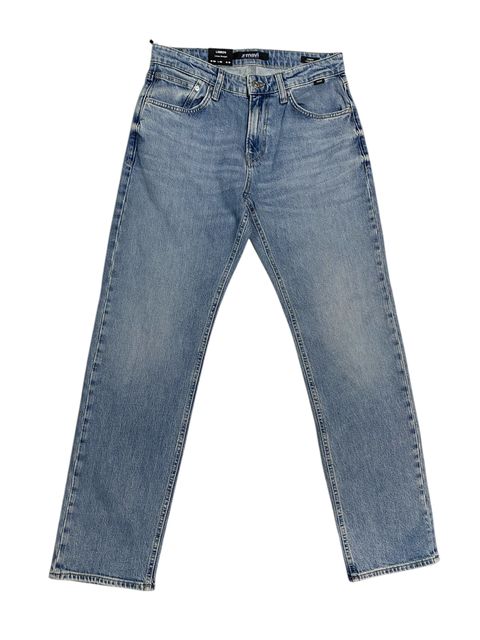 Vorderseite: Mavi Herren Jeans loose fit  foggy blue used vintage LISBON 0010039-89126