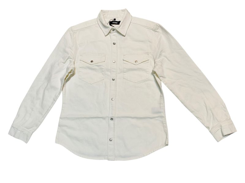 Mavi Herren Jeanshemd offwhite Denim  TED 0210909-86620