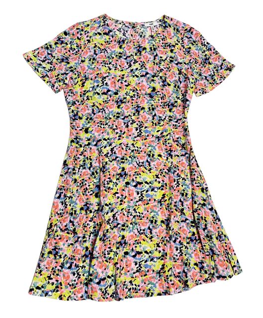 Mavi SHORT SLEEVE MINI DRESS 1310459-86664abstract texture print