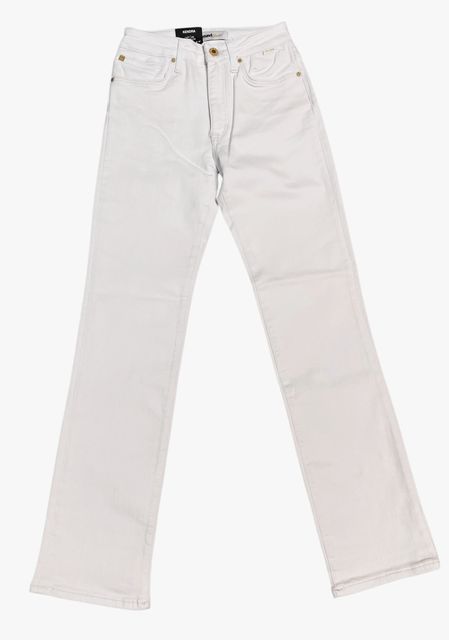 Frontansicht: Mavi straight leg Damenjeans white gold premium KENDRA 10746 86459