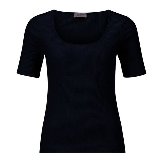 Rich&Royal Organic Rib Shirt NOS O Rib Shirt 890 black