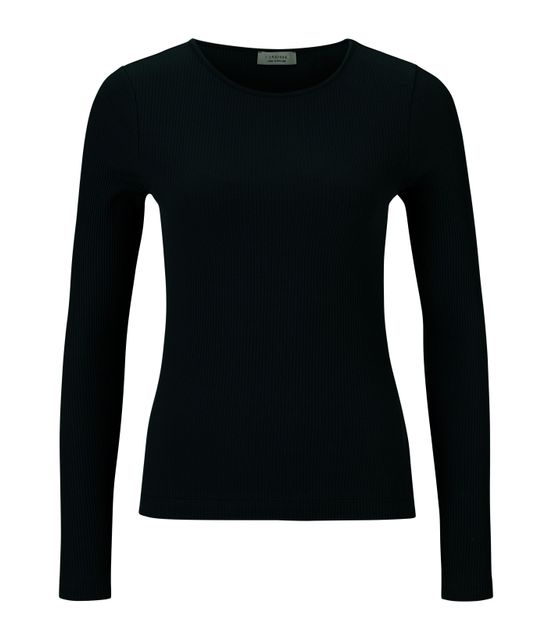 Rich&Royal Organic Rip Longsleeve NOS Rib LS 890 black