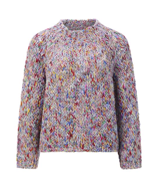 Rich&Royal 2508-120 Multicoloured Mock Neck 844 silver mist