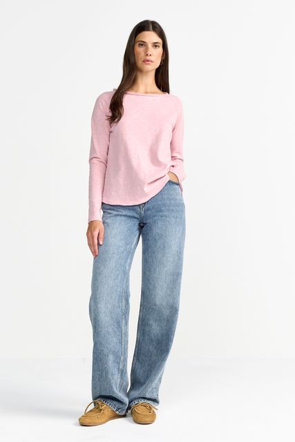 Rich&Royal O HJ LS Organic Heavy Jersey Longsleeve 606 rosewater