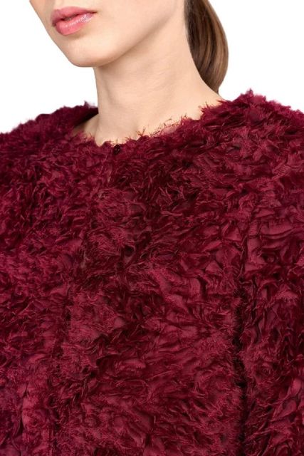 Nahansicht: Rich&Royal 2506-860 Short Lace Jacket 599 ruby glow