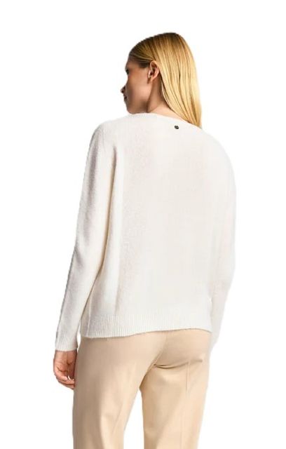 Rückansicht: Rich&Royal Cozy Crew Neck113 pearl white Pullover