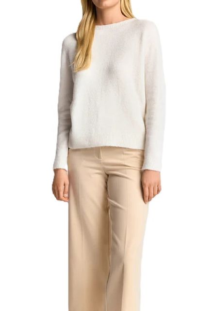 Rich&Royal Cozy Crew Neck113 pearl white Pullover