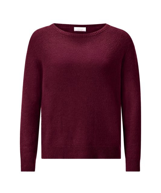 Rich&Royal Cozy Crew Neck 599 ruby glow Pullover