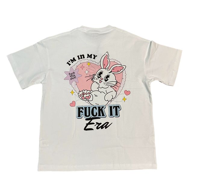 Rückseite: Unknown  UCC002-1-1  Unknown CC Unisex Oversized Shirt white UCC-ERA
