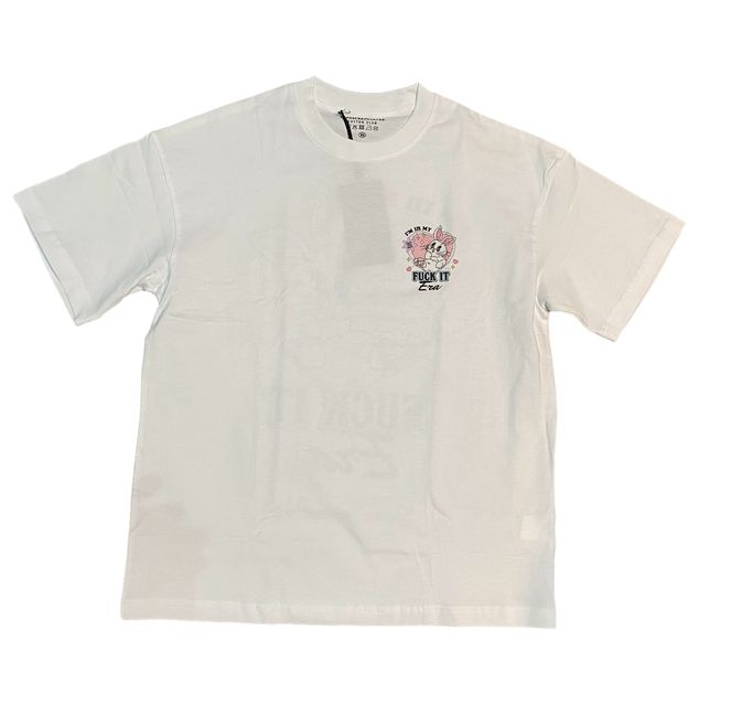 Vorderseite: Unknown  UCC002-1-1  Unknown CC Unisex Oversized Shirt white UCC-ERA