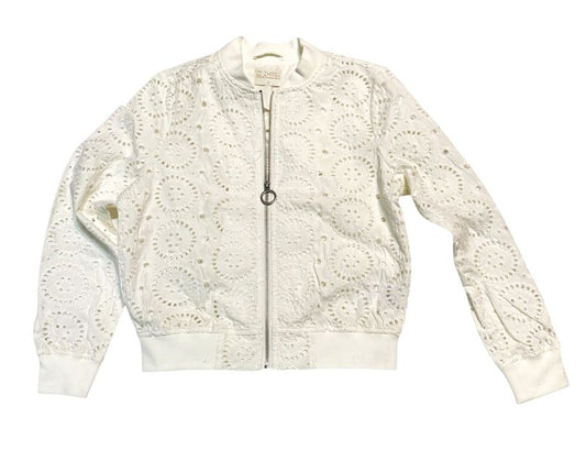 Frontansicht: Zhrill  ZHJULIE ZJ009-N036 white 272 Bomberjacke Baumwollspitze