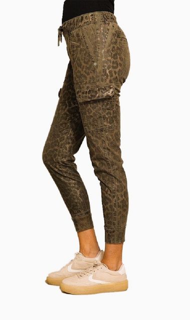 Seitenansicht: Zhrill ZH DAISEY N176-N937 brown 131 Cargohose