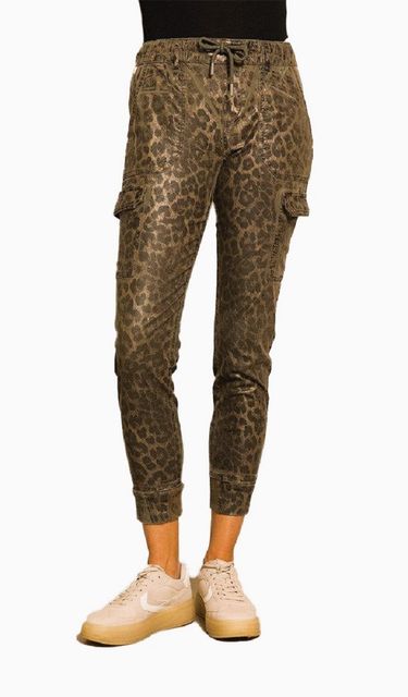 Vorne: Zhrill ZH DAISEY N176-N937 brown 131 Cargohose