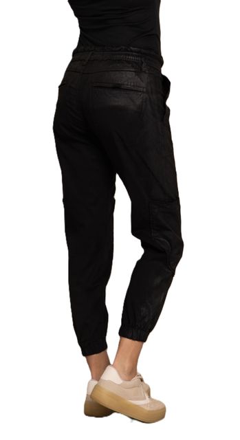 Rückansicht: ZHRILL Damen Cargohose  knöchellang elastischer Bund ZHFINNA N086-N9482 black 117