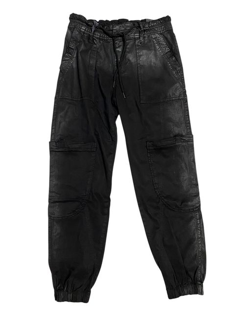 Vorderansicht: ZHRILL Damen Cargohose  knöchellang elastischer Bund ZHFINNA N086-N9482 black 117