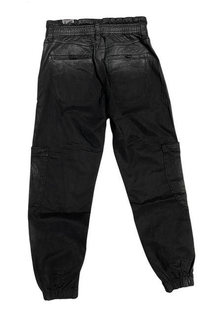 Rückseite: ZHRILL Damen Cargohose  knöchellang elastischer Bund ZHFINNA N086-N9482 black 117