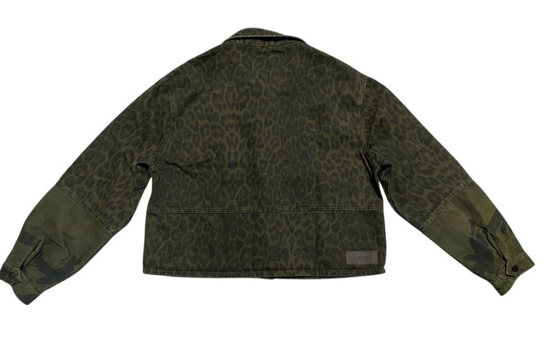 Rückansicht: Zhrill Kurz-Jacke Camo-Leo Mix ZHLOUIE Zj100-W891 green 173