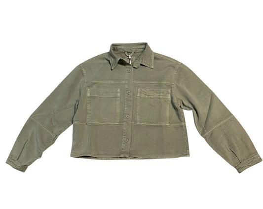 Vorderseite: Zhrill Damen Kurz-Jacke olive Colortwill ZHLOUIE Zj125683-N844