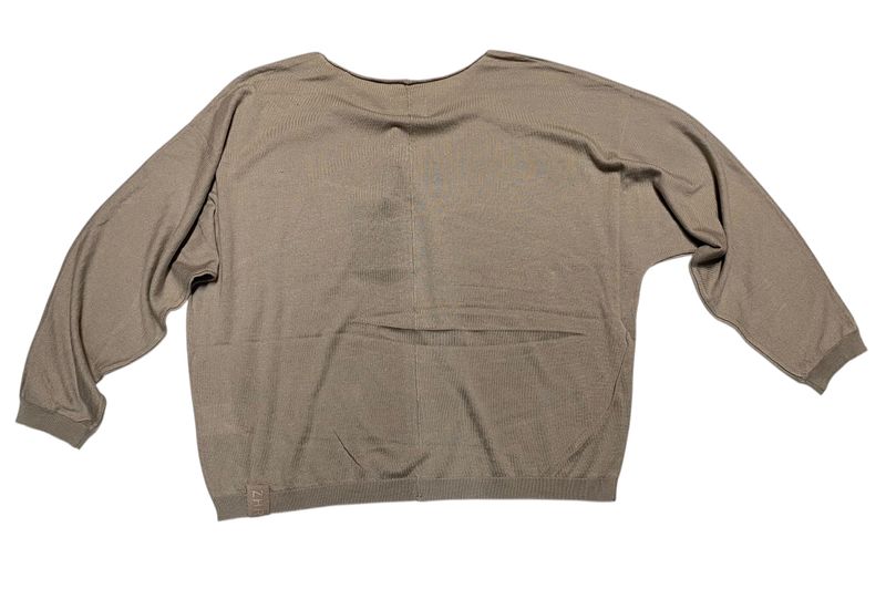 Rückansicht: Zhrill ZHLUNI ZK103-N3046 taupe 264 Pullover