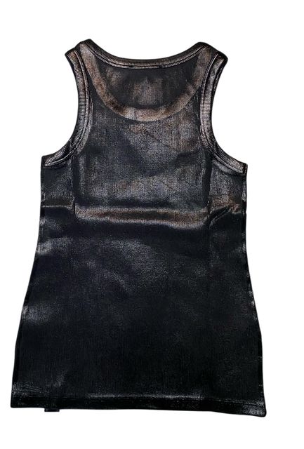Rückseite: Zhrill Damen Tanktop metallic black  Rippjersey ZHARIA METALLIC ZT125205-T924 black117